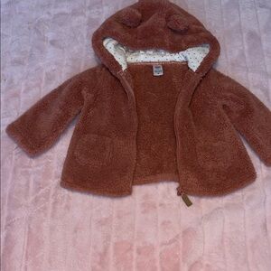 Carter's Cozy Brown Teddy Bear Jacket
